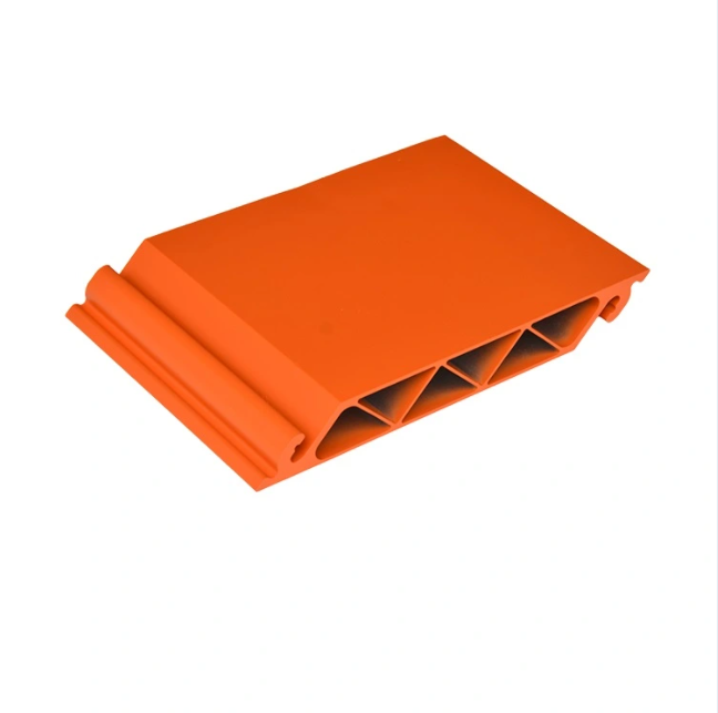 Πορτοκαλί σε σκόνη βαμμένο Προσαρμόστε το προφίλ διακόσμησης εξώθησης αλουμινίου